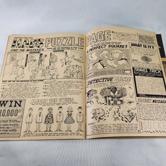 Mad Magazine Issue #101 March 1966 Back to School Alfred E Neuman Ec Publication - Picture 7 of 7